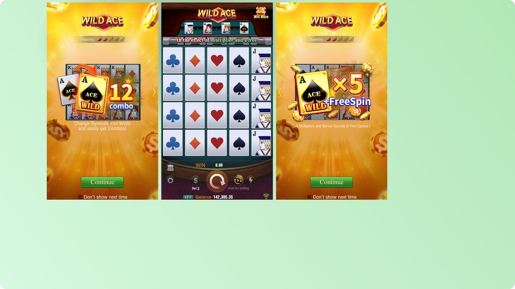 Wild Ace · Giao diện trải nghiệm ứng dụng 8KBET